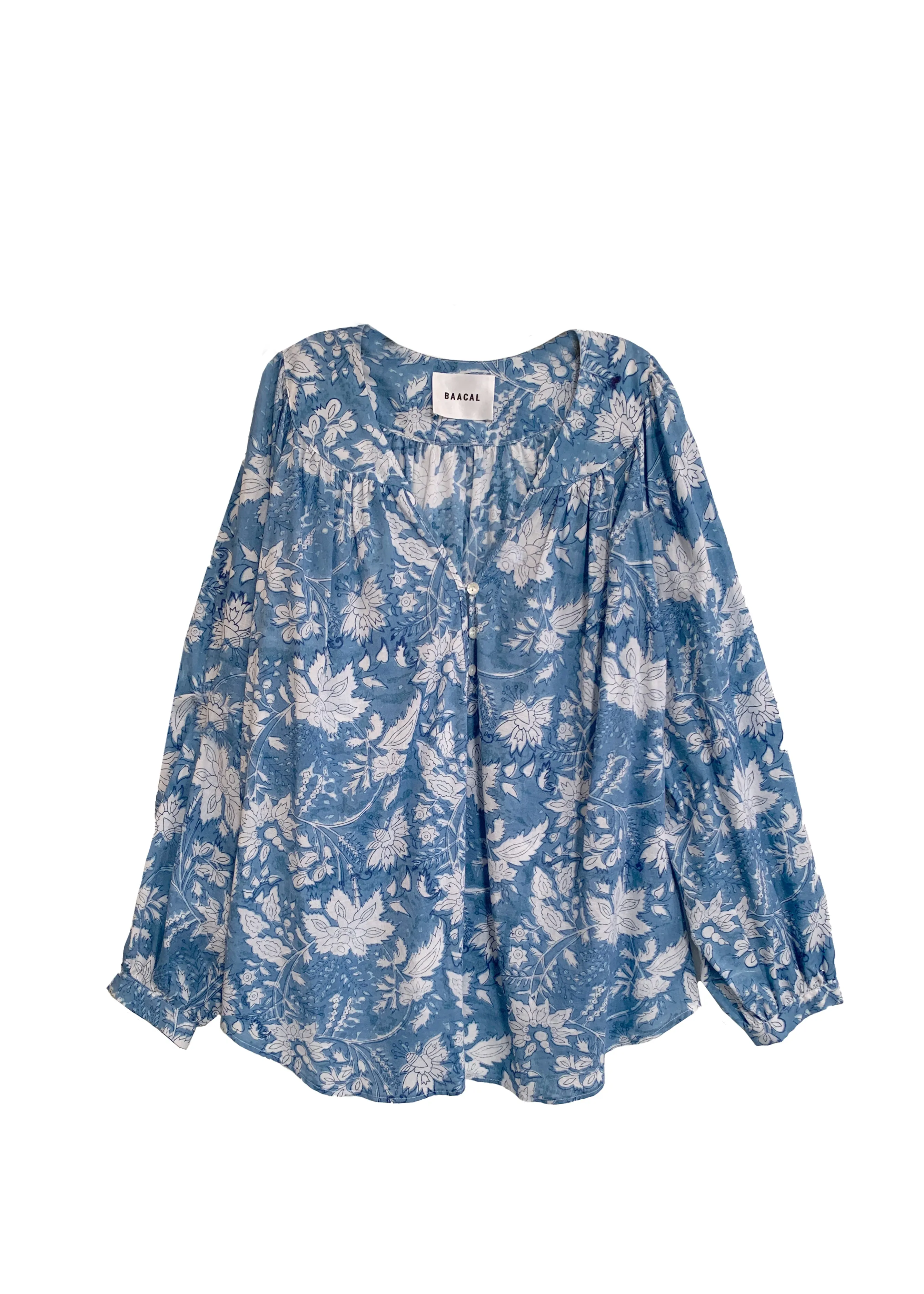 Carly Blouse- French Blue sold by Baacal