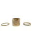 Gold wide Stacking Ring-8mm sold by Baacal