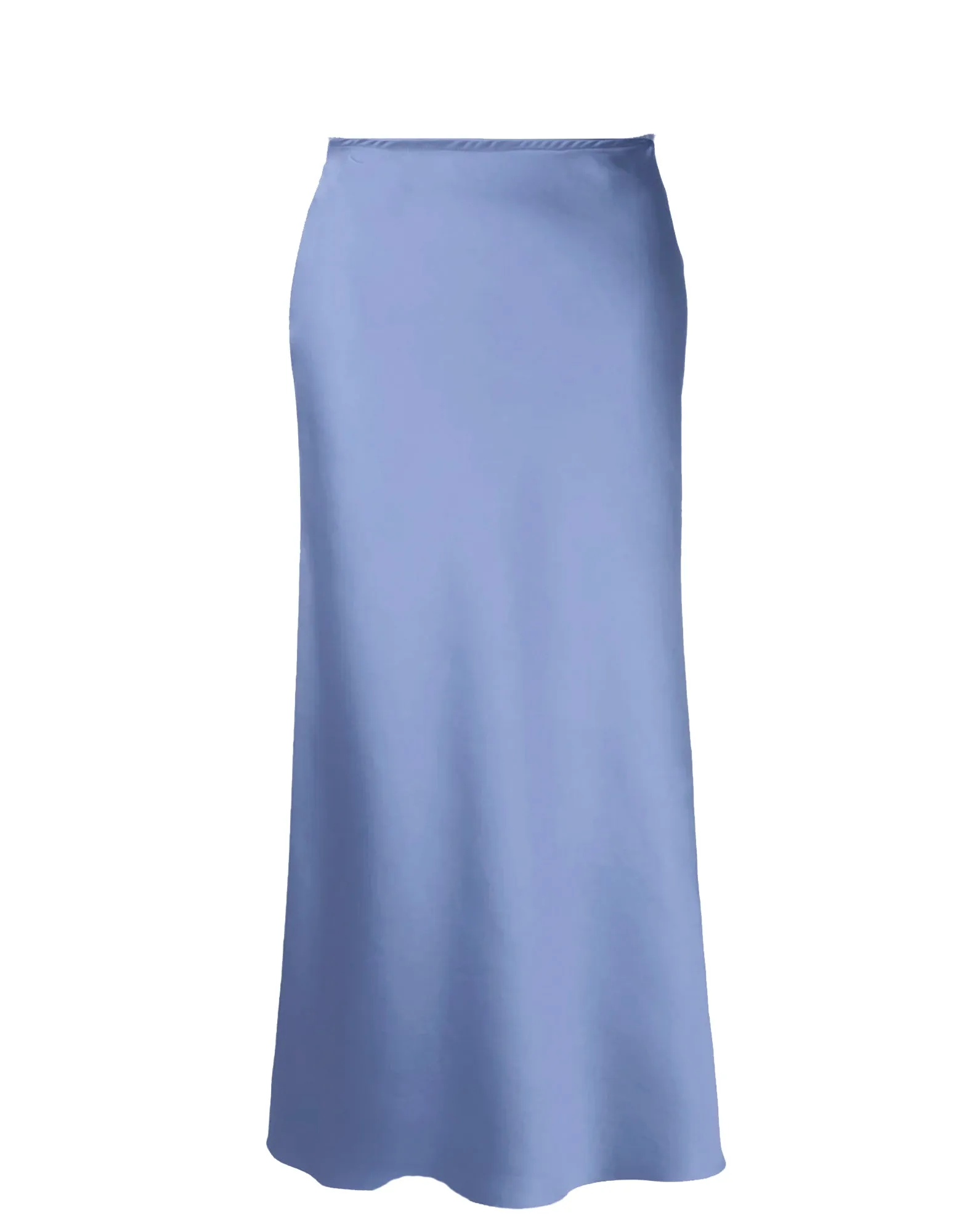 Eudora Easy Satin Maxi Bias Skirt- Coppen Blue sold by Baacal
