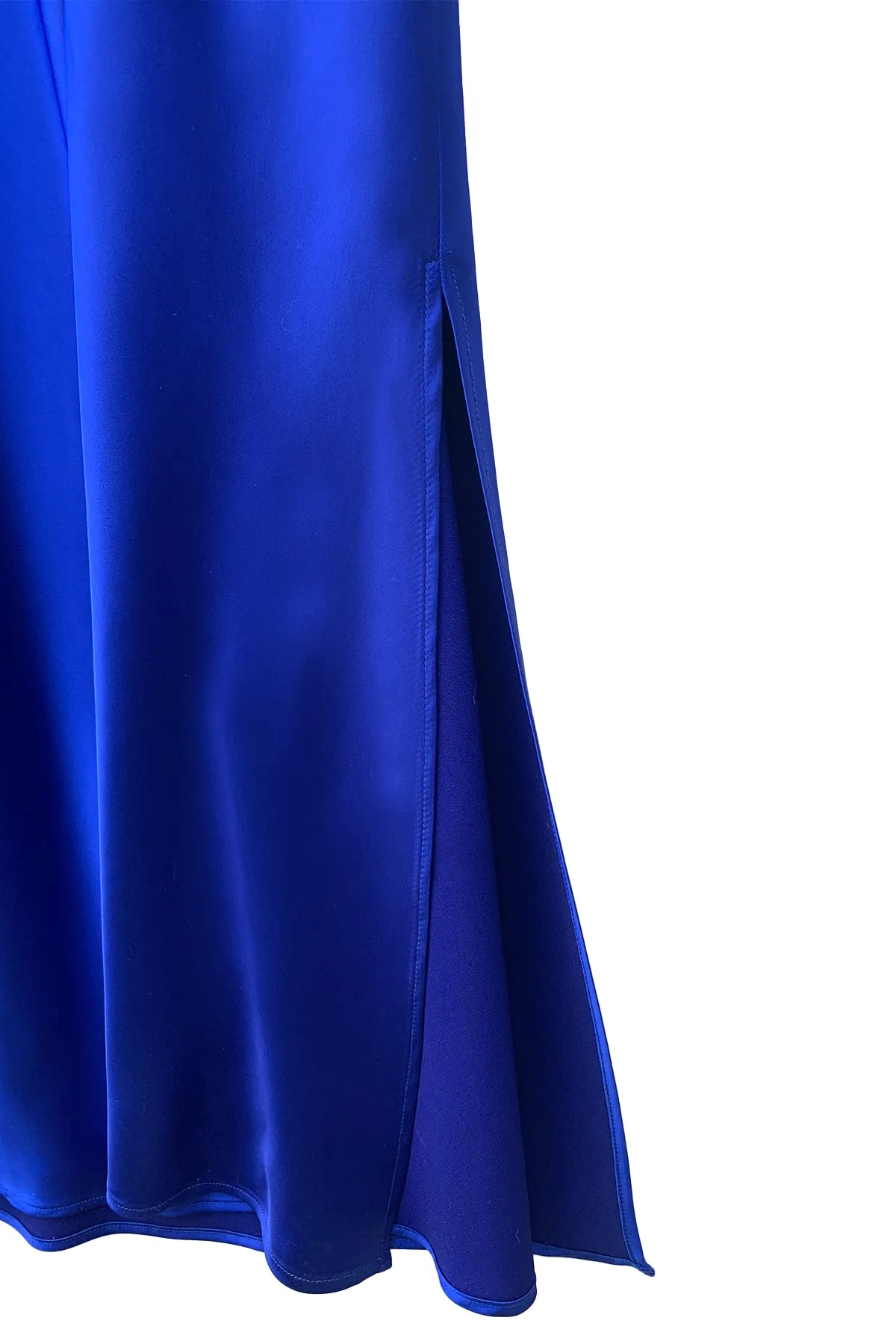 Leah Easy Satin Maxi Slip Dress - Cobalt sold by Baacal product image thumbnail 4