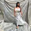 Leah Easy Satin Maxi Slip Dress - Ivory sold by Baacal
