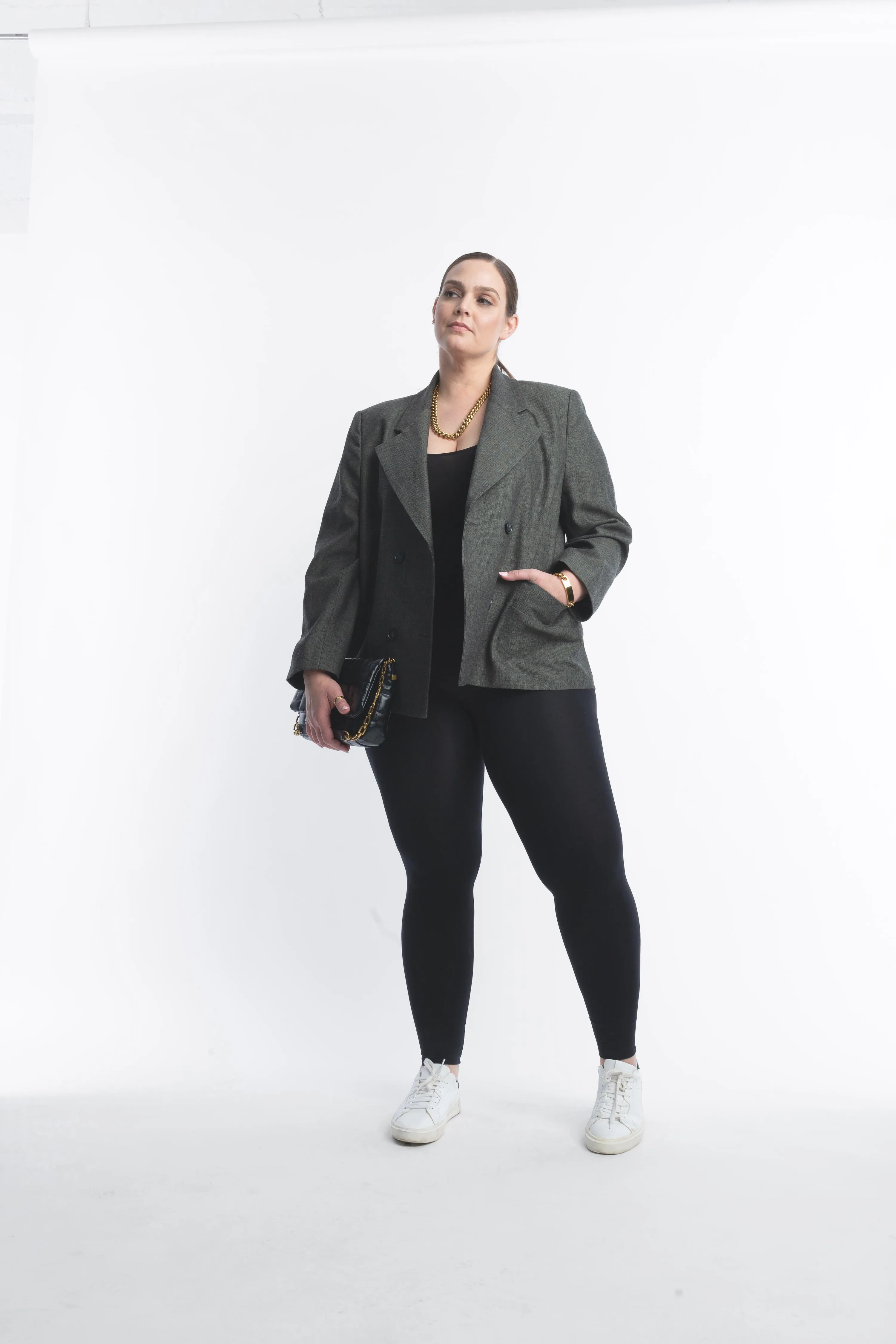 Davis tailored blazer - sharp with a relaxed fit - Herringbone sold by Baacal product image thumbnail 3