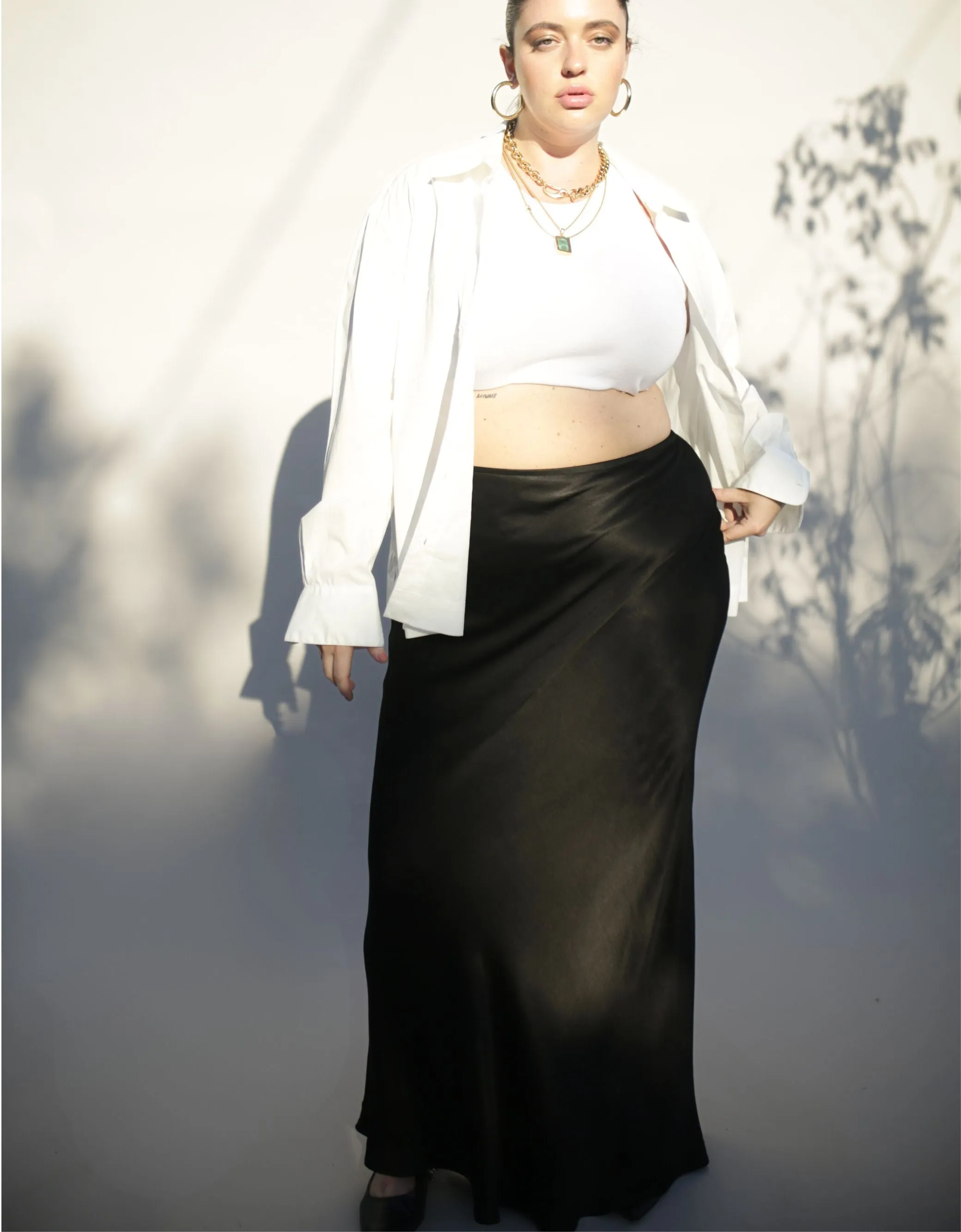 Eudora Maxi Bias Skirt- Black sold by Baacal product image thumbnail 2