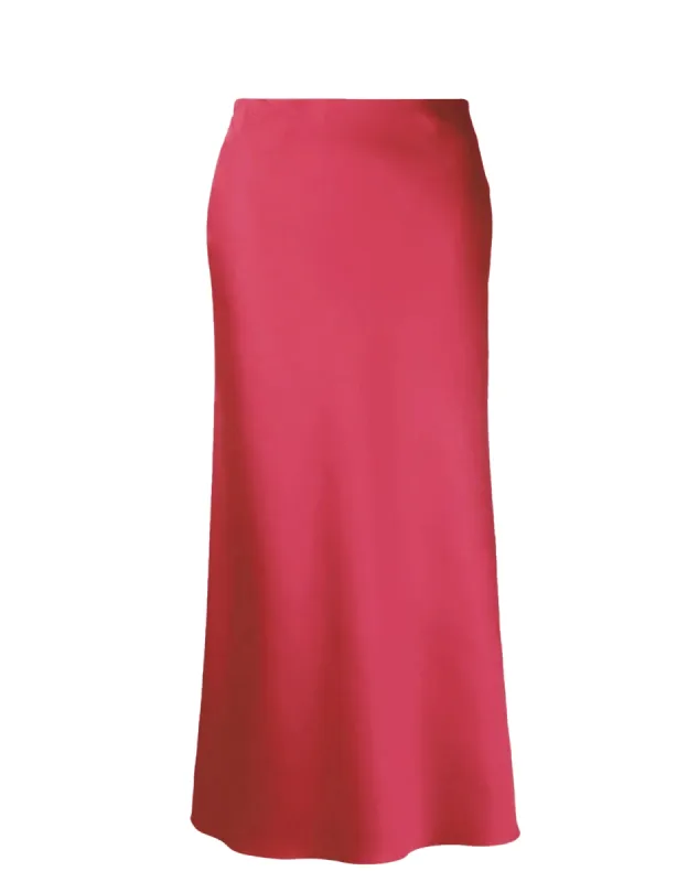 Eudora Maxi Bias Skirt- Coral sold by Baacal