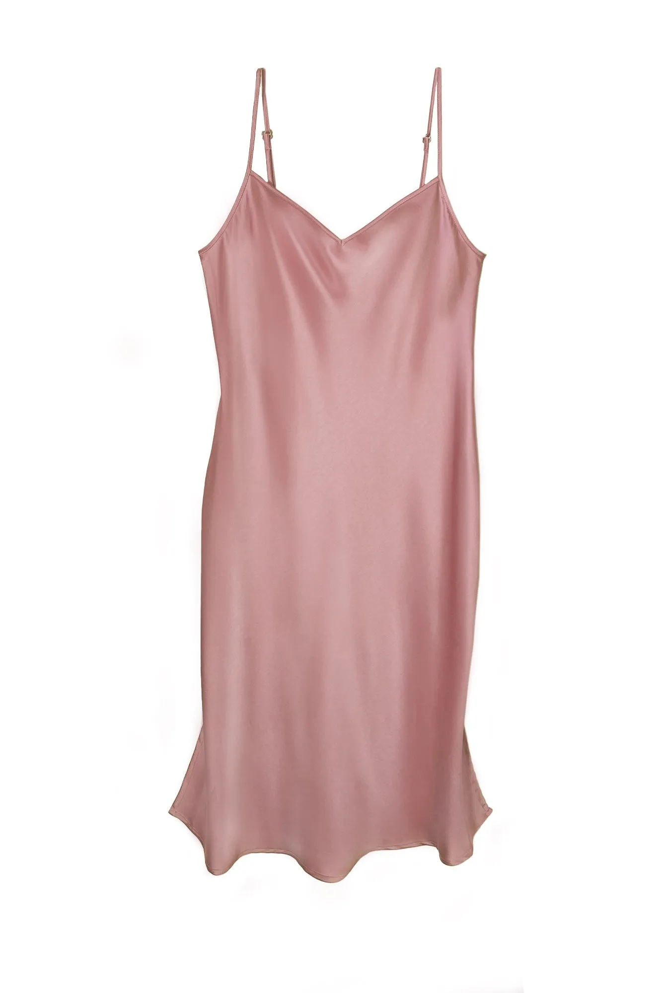 Vintage Disco Bias Slip Dress in Blush sold by Baacal