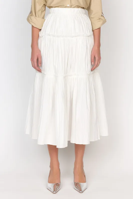 Quinn Skirt - White sold by Christy Lynn