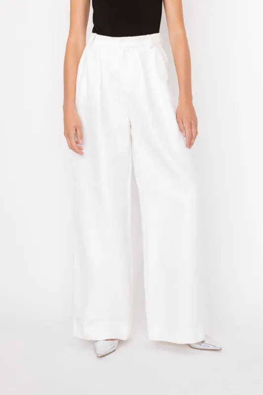 Dylan Pant - White sold by Christy Lynn