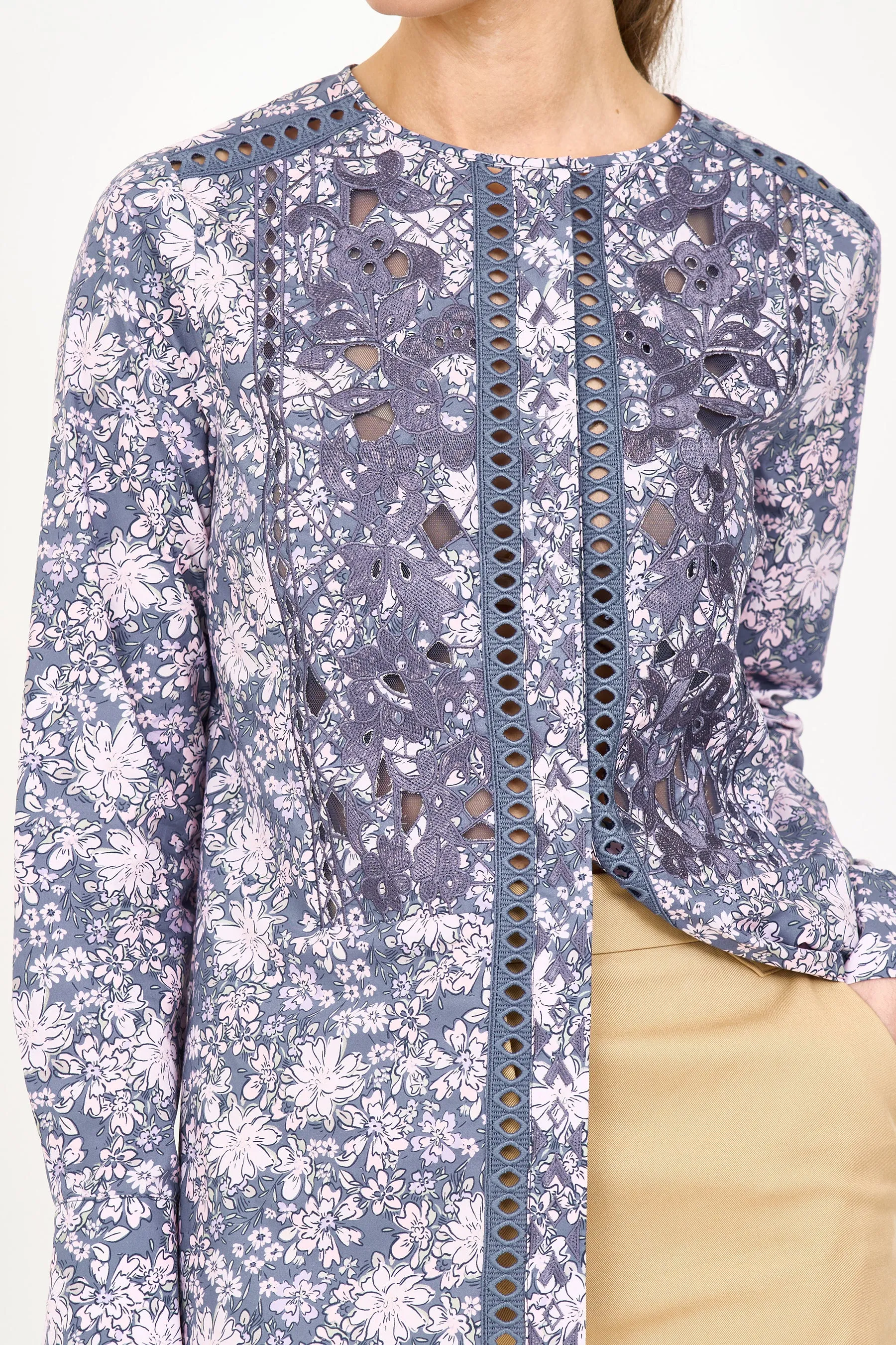 Maryam Top - Slate Beaudet sold by Christy Lynn product image thumbnail 5