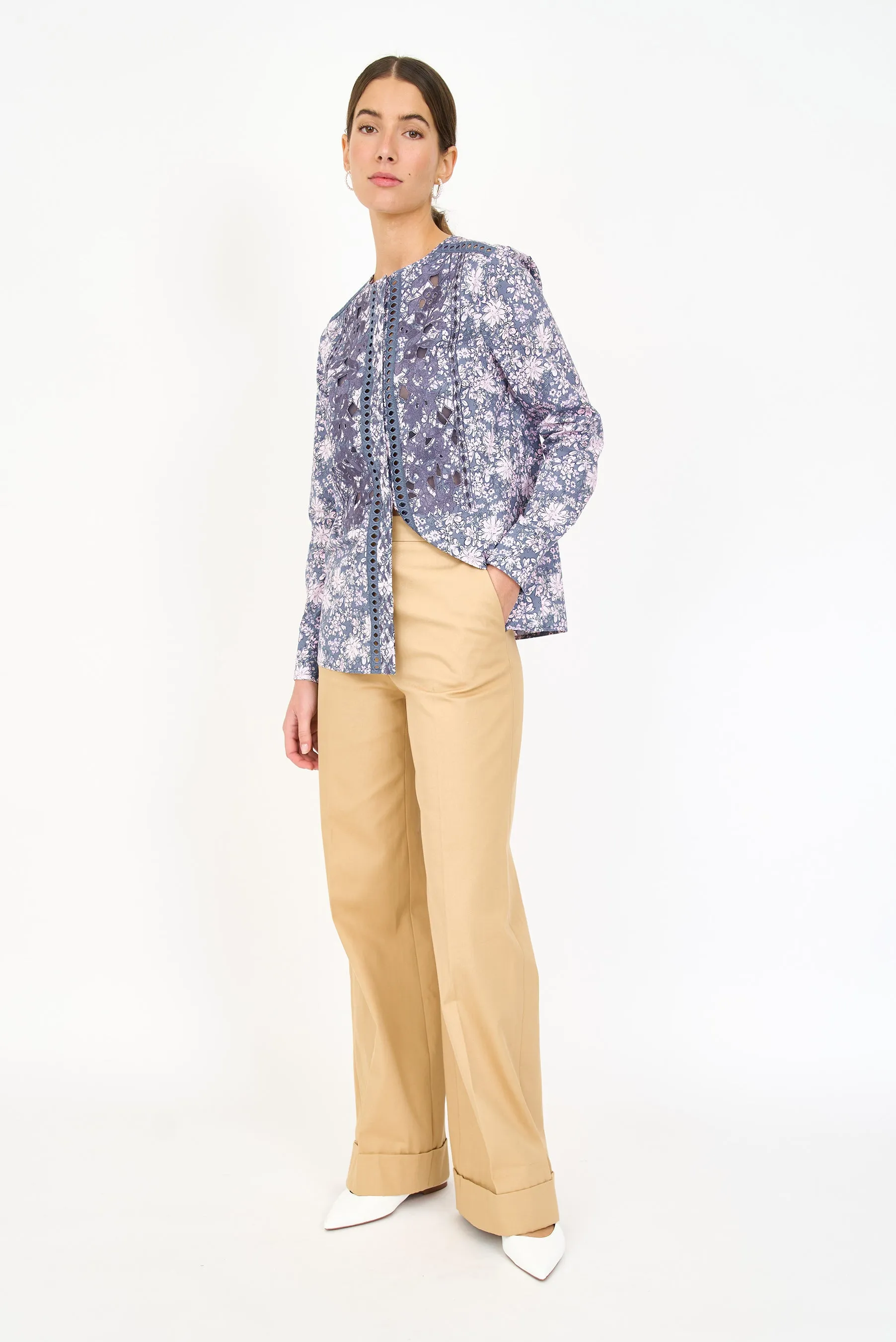 Maryam Top - Slate Beaudet sold by Christy Lynn product image thumbnail 3