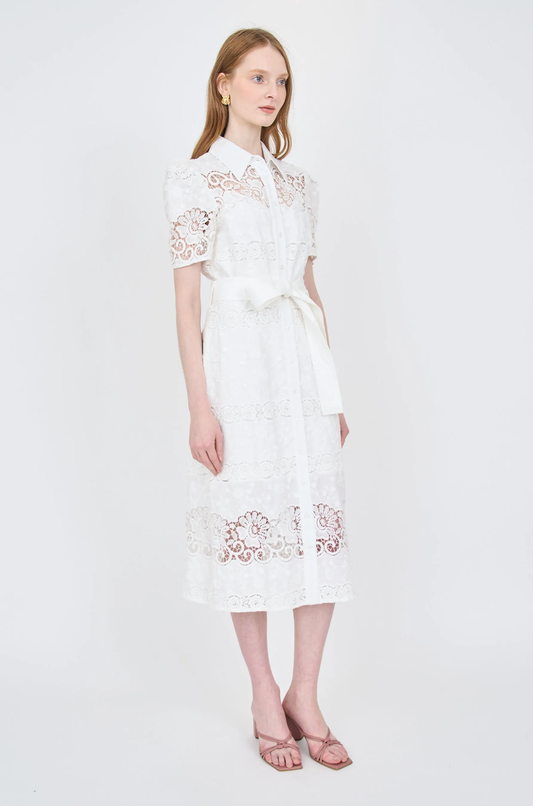 Penelope Dress - White sold by Christy Lynn product image thumbnail 4