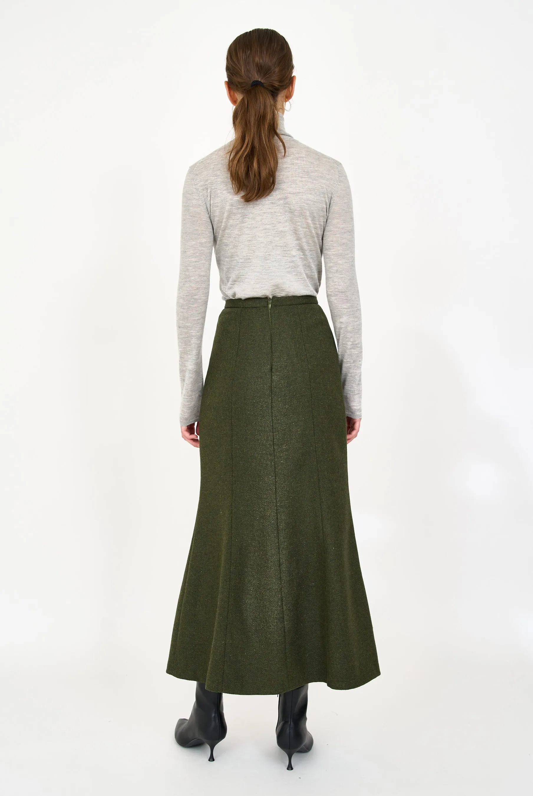 Lena Skirt - Army Green sold by Christy Lynn product image thumbnail 3
