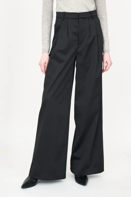 Dylan Pant - Black Satin sold by Christy Lynn