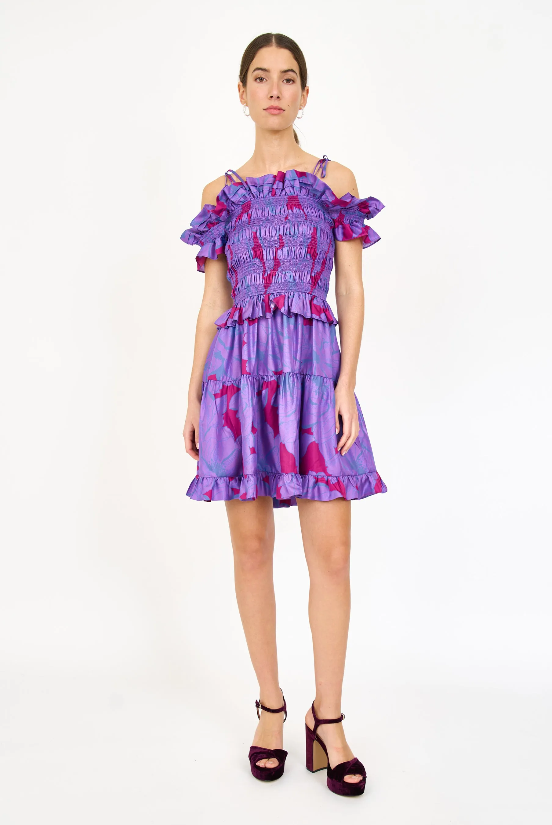 Carlotta Dress - Vibrant Bloom sold by Christy Lynn
