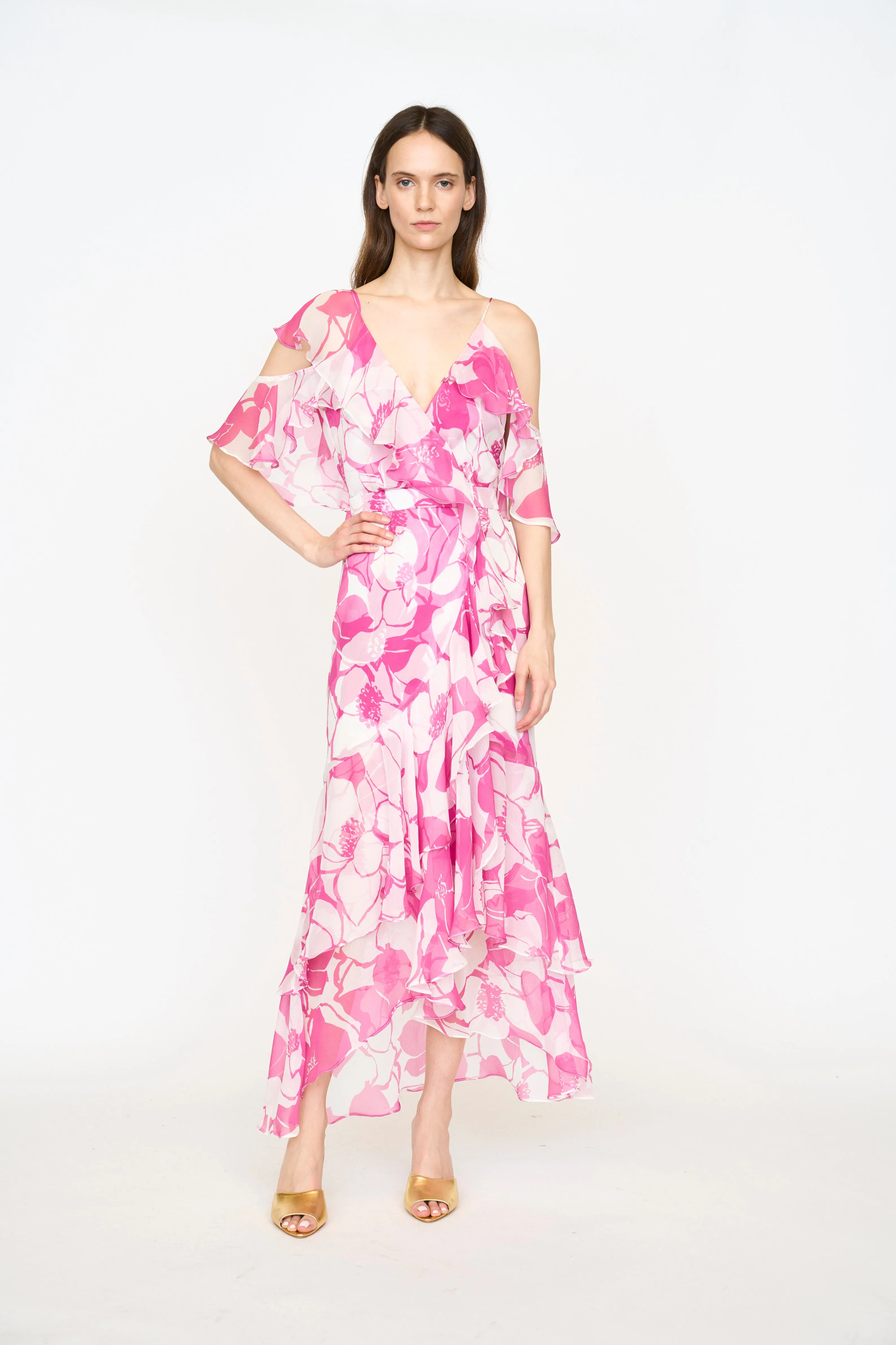 Anabelle Dress - Pink Chelsea Floral sold by Christy Lynn product image thumbnail 3