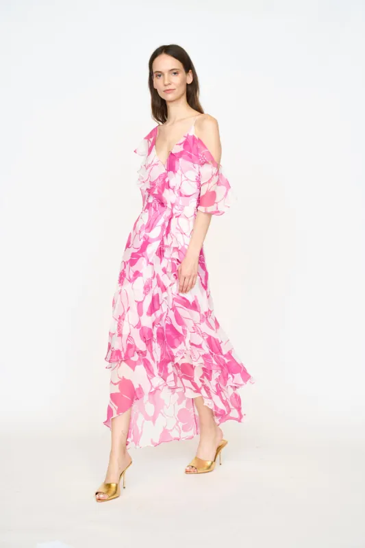 Anabelle Dress - Pink Chelsea Floral sold by Christy Lynn