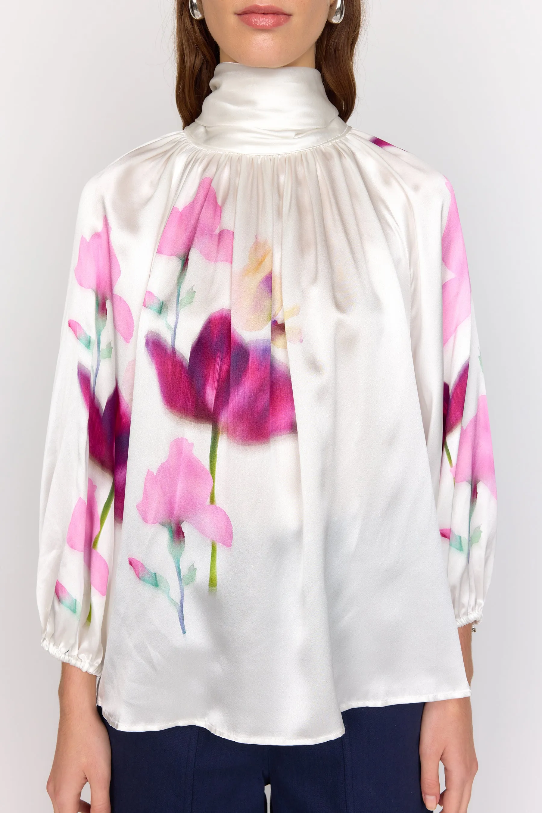 Beatrice Blouse - Placed Wild Tulip sold by Christy Lynn