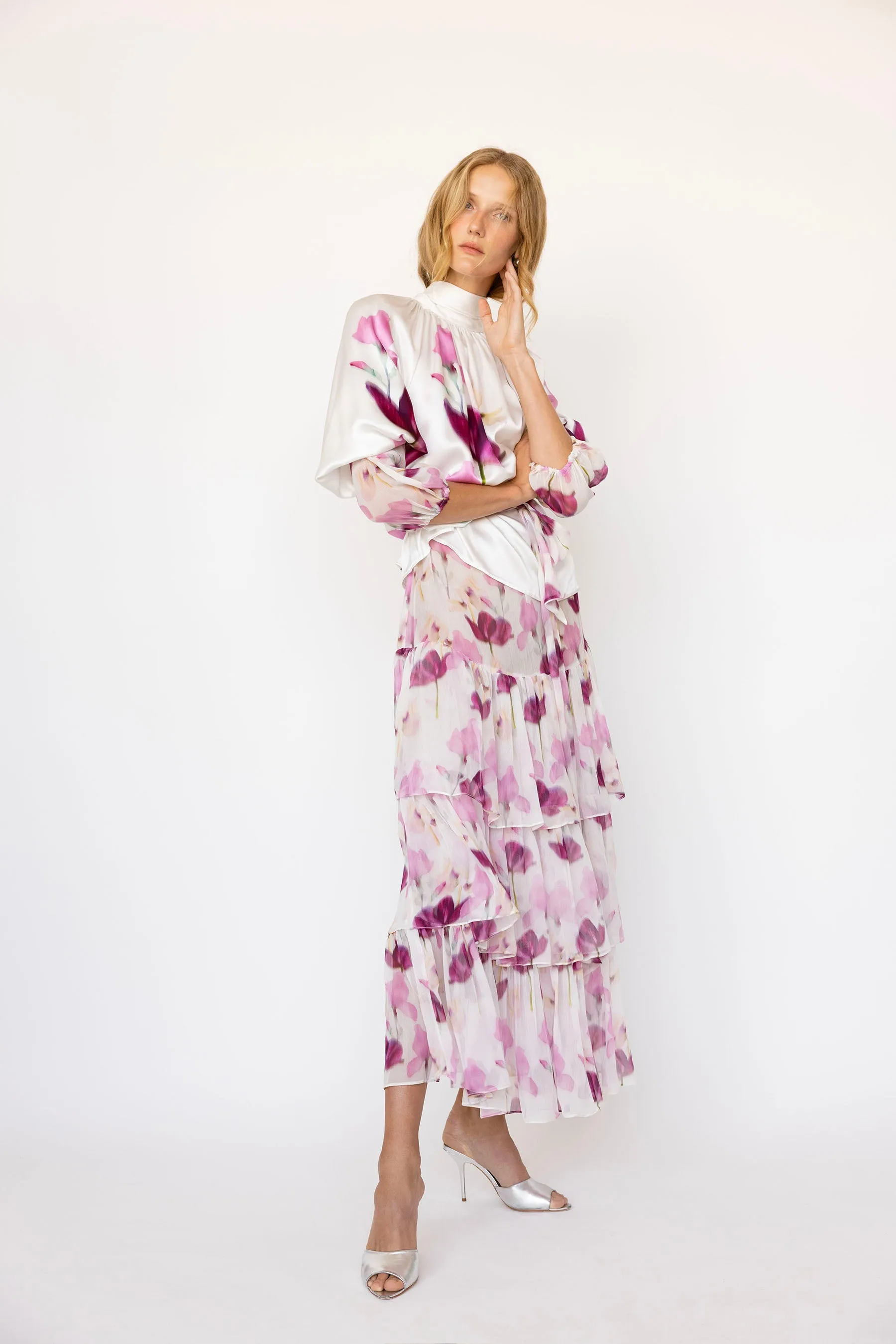 Beatrice Blouse - Placed Wild Tulip sold by Christy Lynn product image thumbnail 2