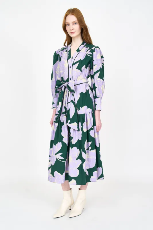 Layla Dress - Green Blossom sold by Christy Lynn