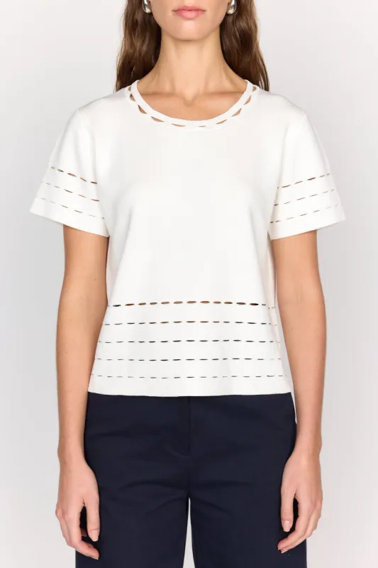 Clio Top - White sold by Christy Lynn