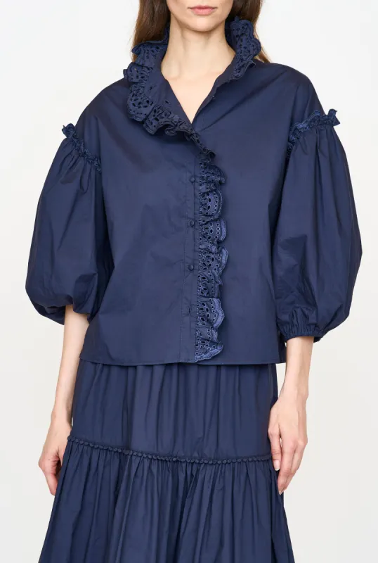 Madelyn Top - Navy sold by Christy Lynn