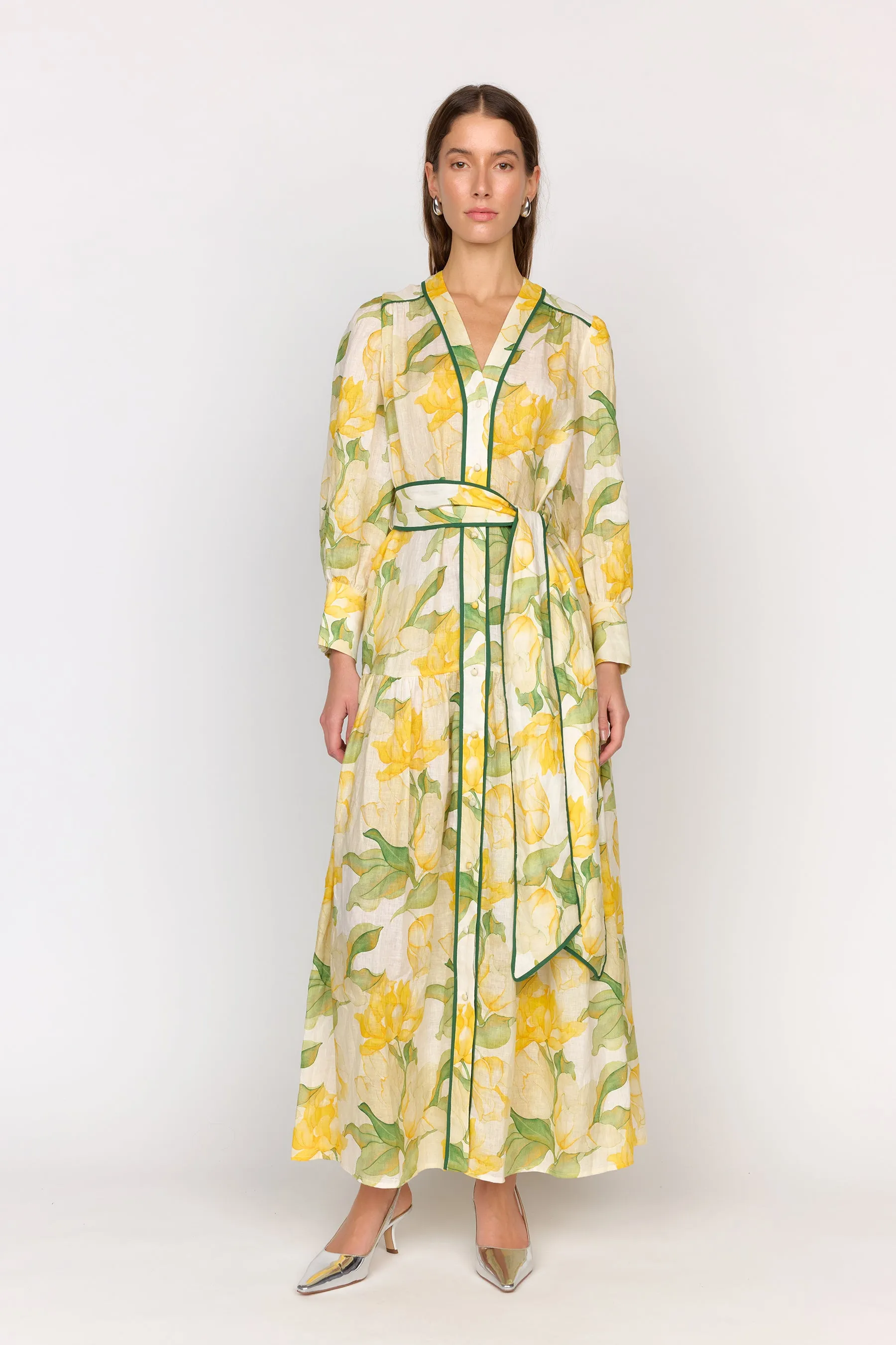 Layla Dress - Waterlily Yellow sold by Christy Lynn product image thumbnail 2