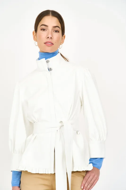 Karine Jacket - White sold by Christy Lynn