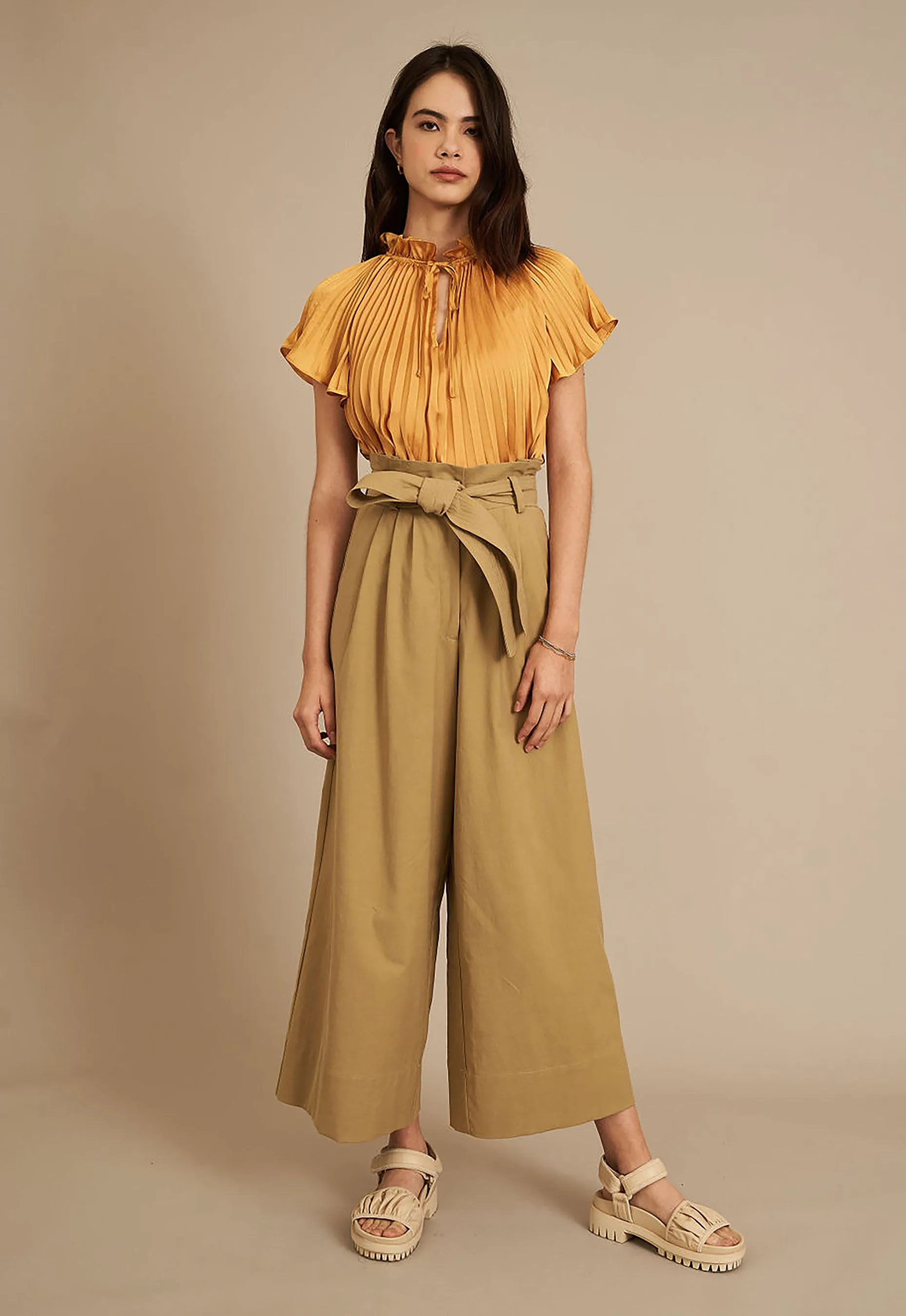 Jinco Pant - Khaki sold by Christy Lynn