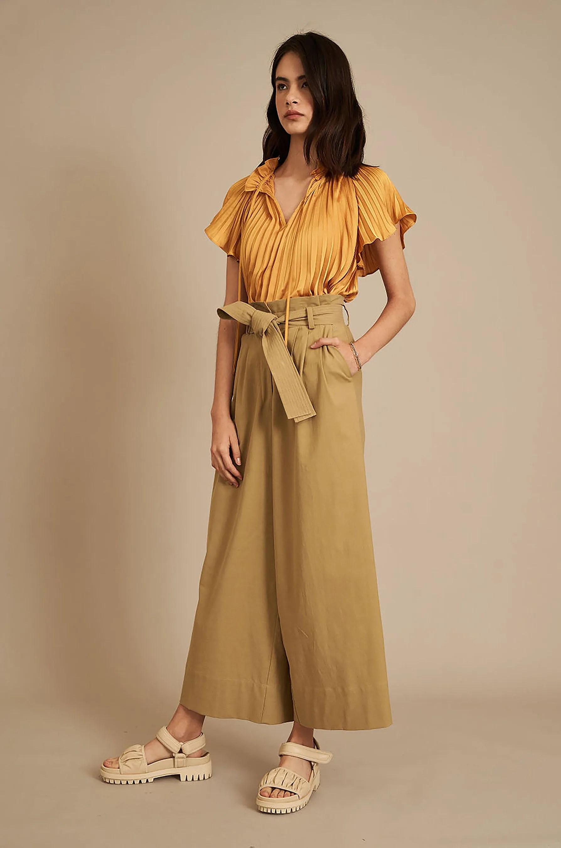 Jinco Pant - Khaki sold by Christy Lynn product image thumbnail 2