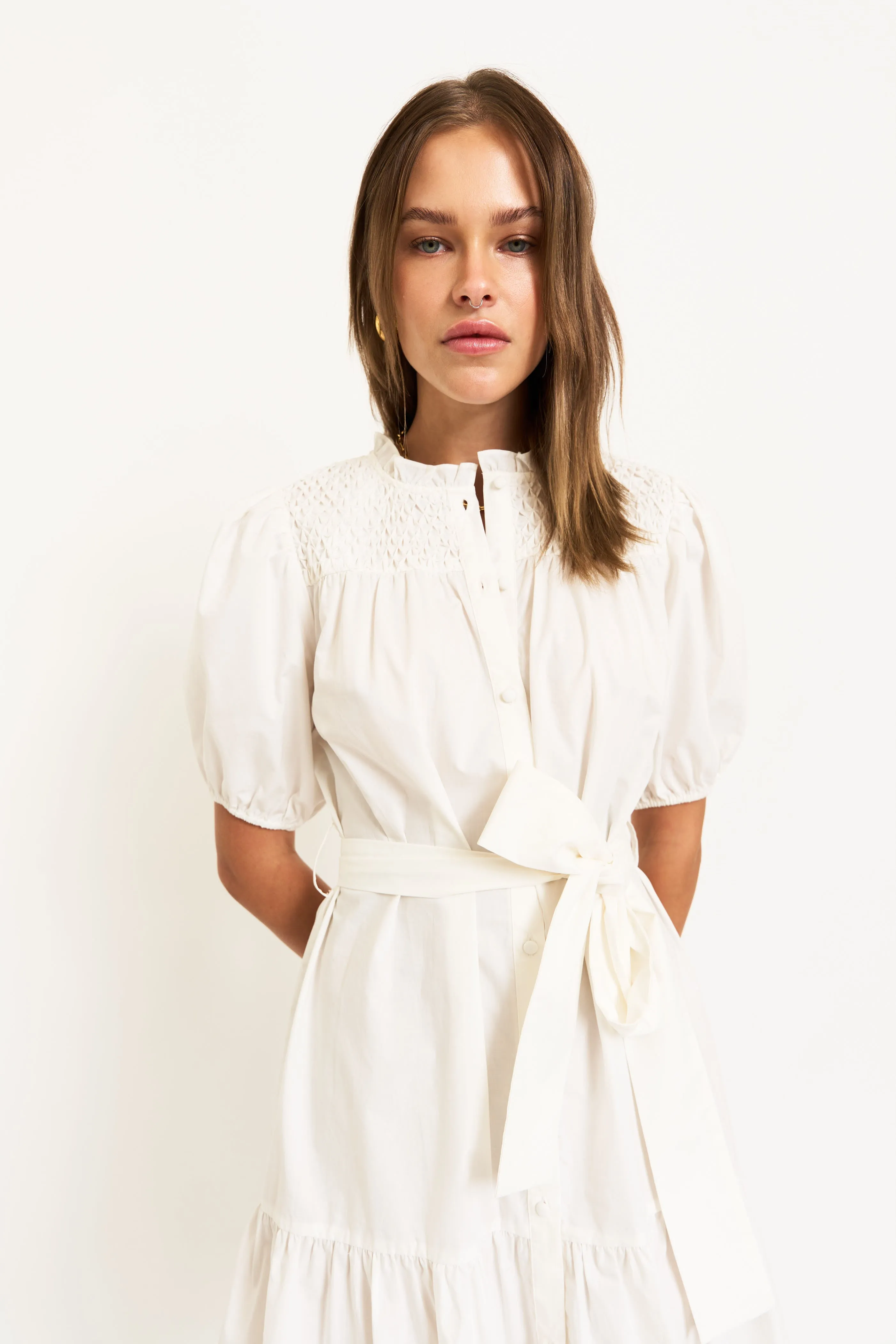 Ellie Dress - White sold by Christy Lynn product image thumbnail 3