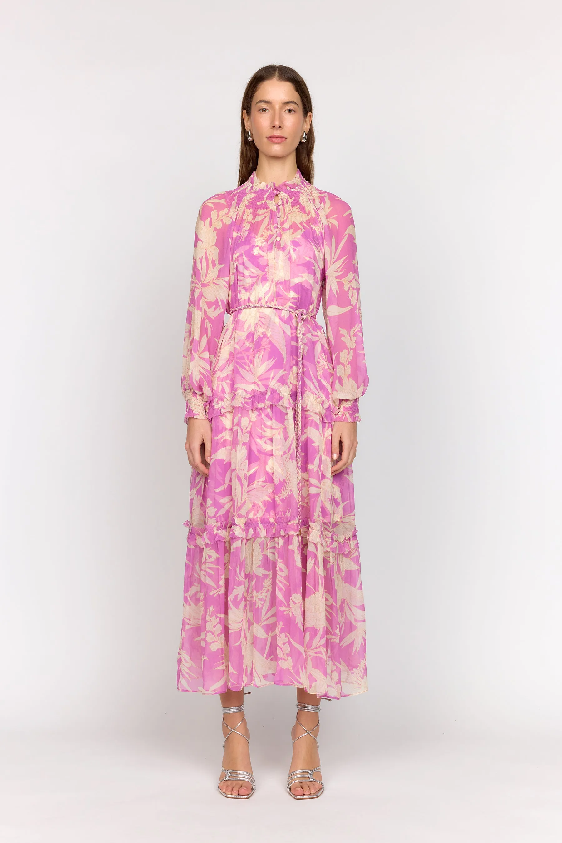 Maren Dress - Purple Rosette sold by Christy Lynn