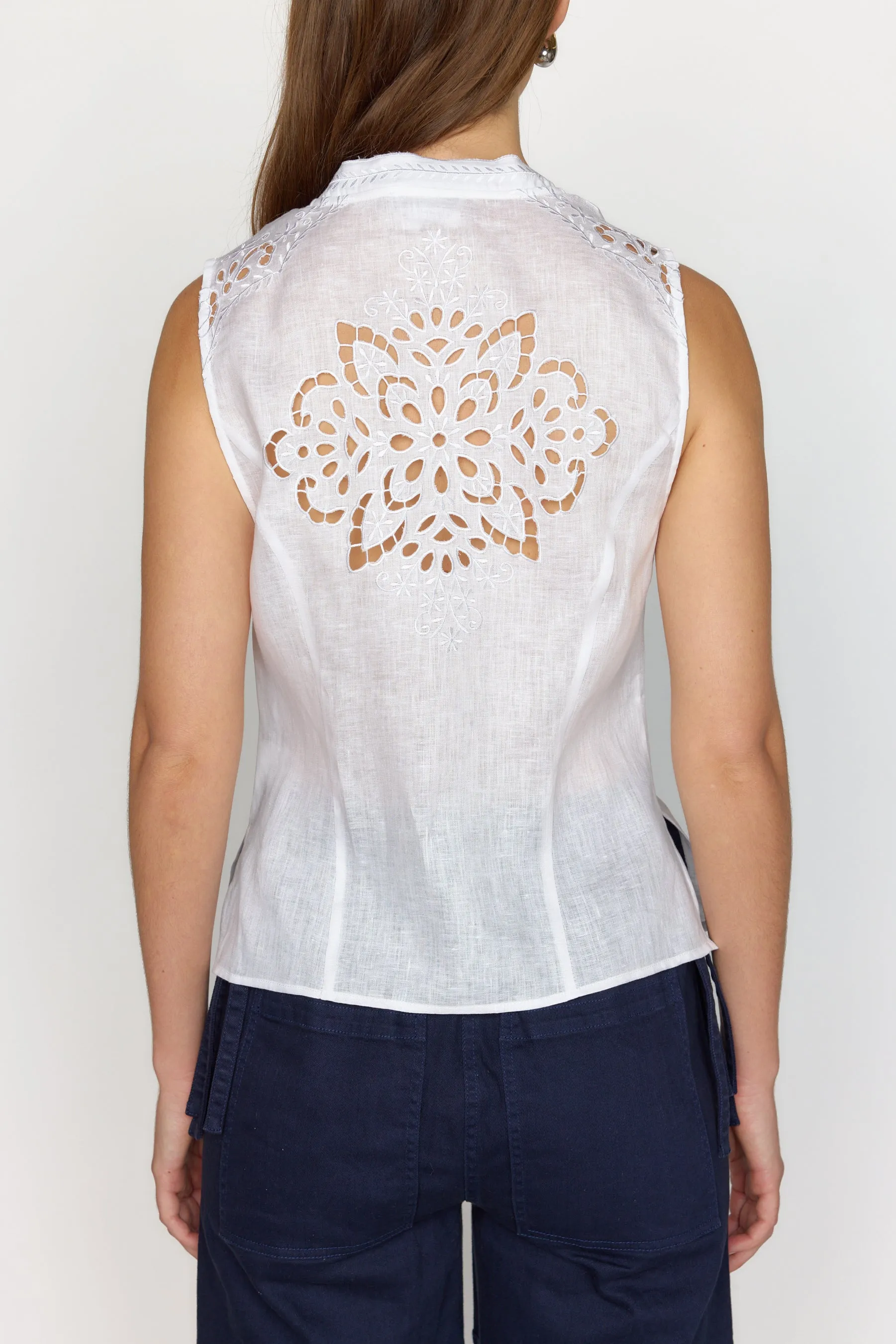 Niya Top - White sold by Christy Lynn product image thumbnail 3