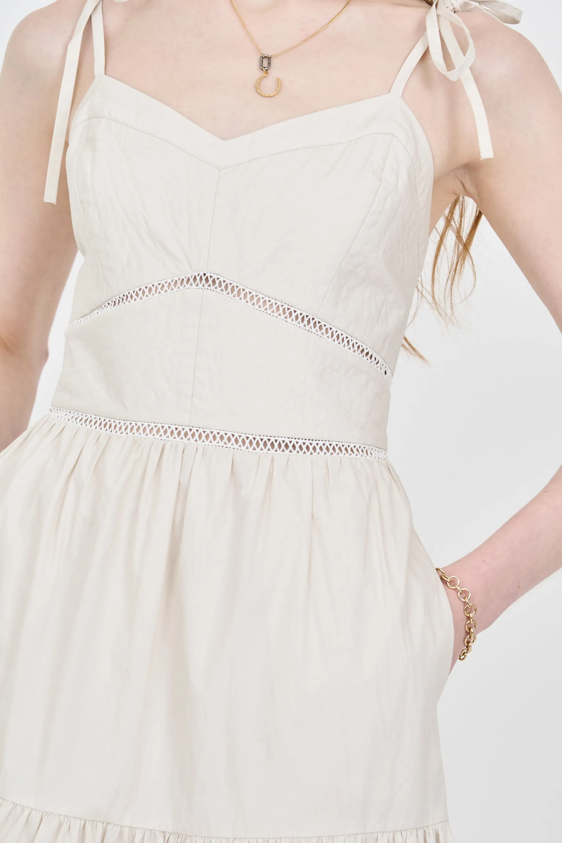 Mira Dress - Ecru sold by Christy Lynn product image thumbnail 4