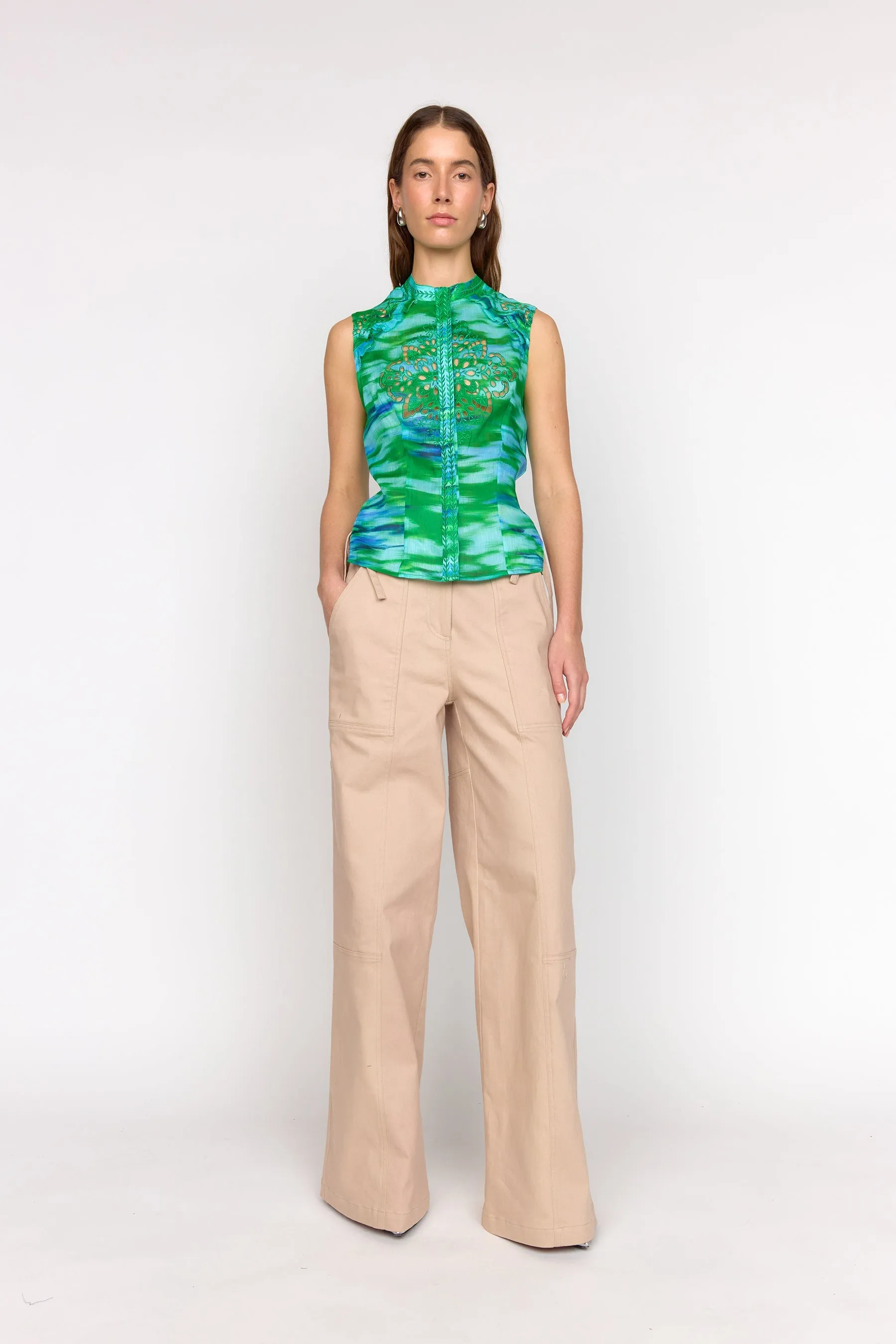 Nova Top - Sea Glass sold by Christy Lynn product image thumbnail 3