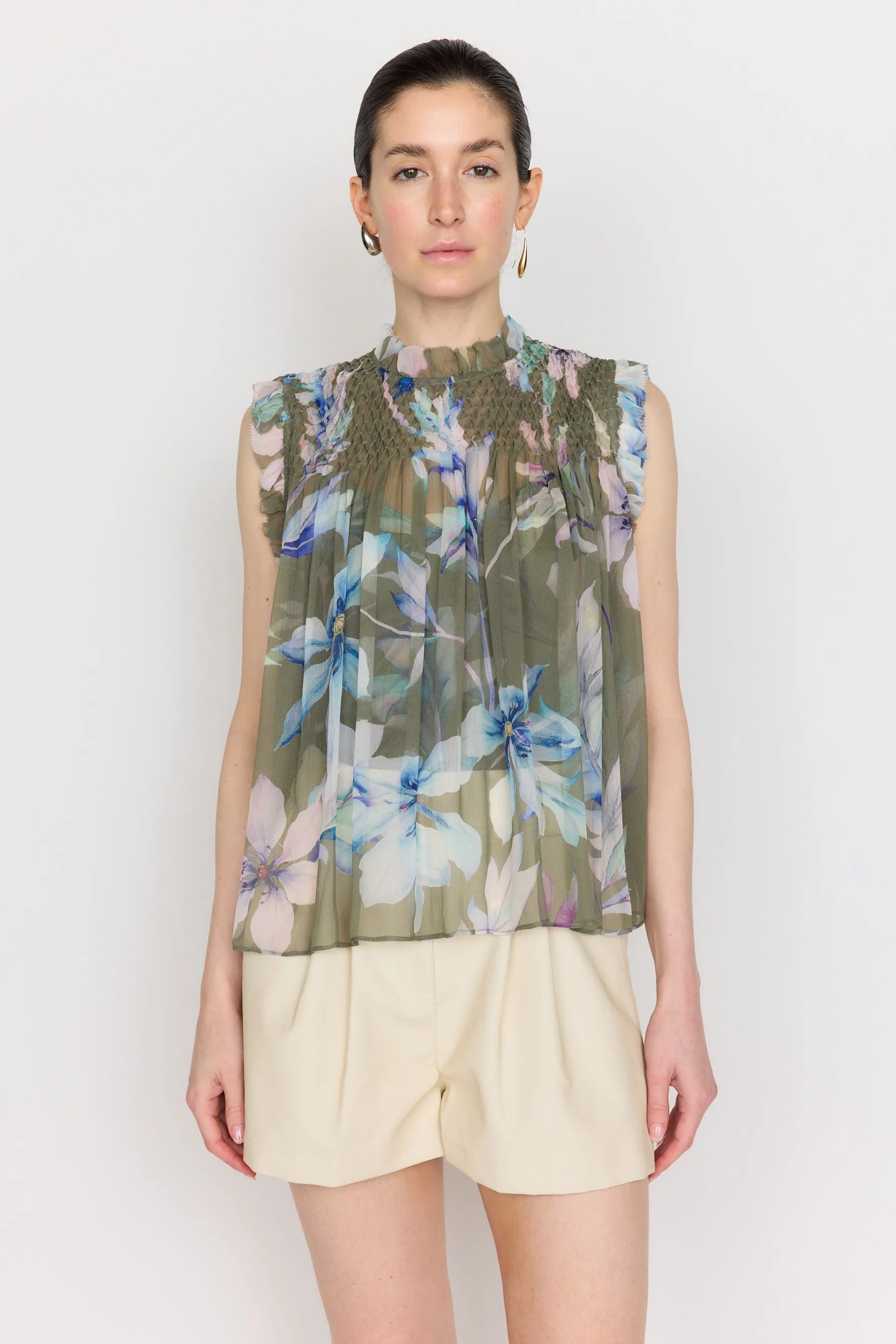 Odette Top - Viridian Prism sold by Christy Lynn