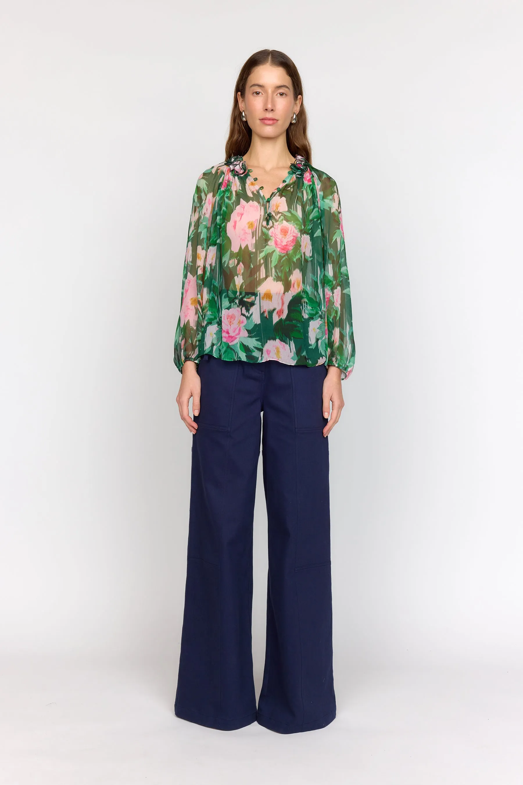 Evelyn Blouse - Camellia Garden sold by Christy Lynn product image thumbnail 3
