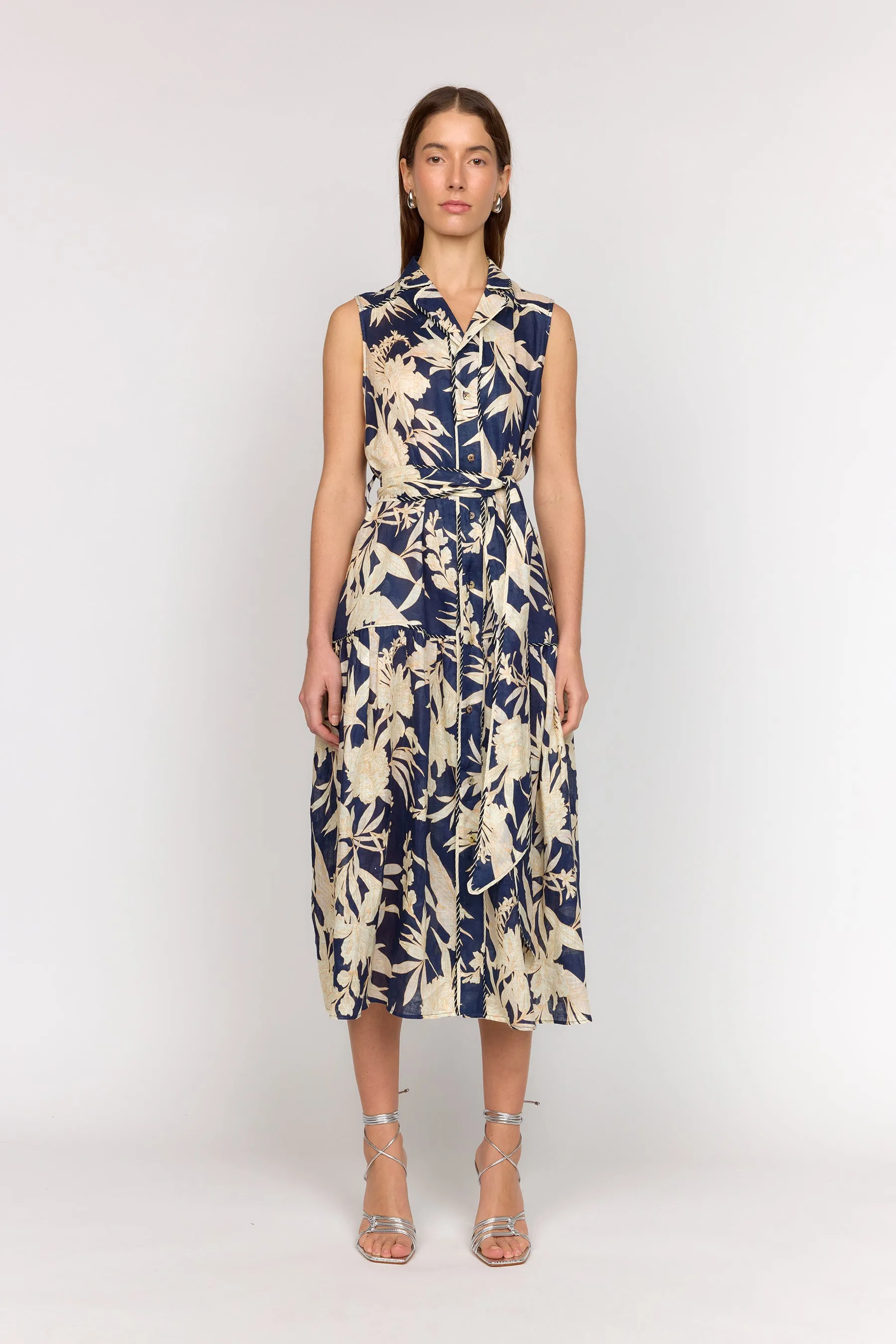 Lucile Dress - Midnight Rosette sold by Christy Lynn