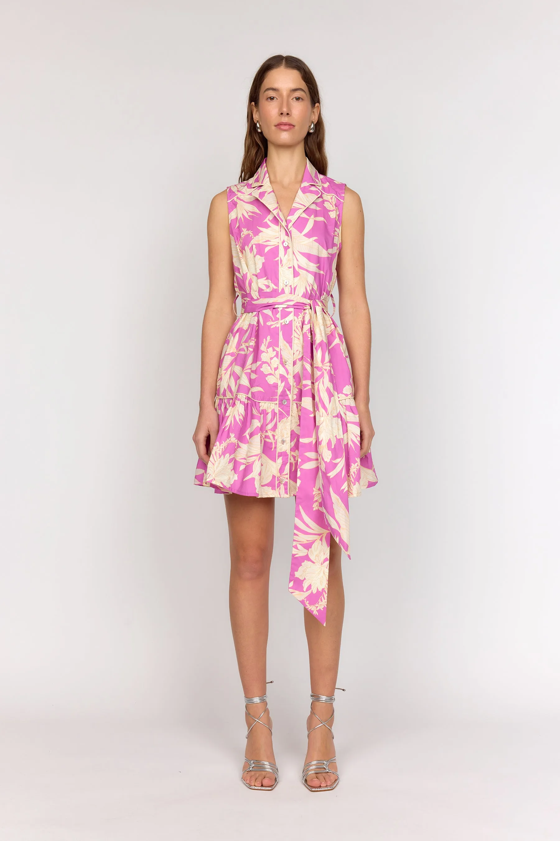 Kelsey Dress - Purple Rosette sold by Christy Lynn