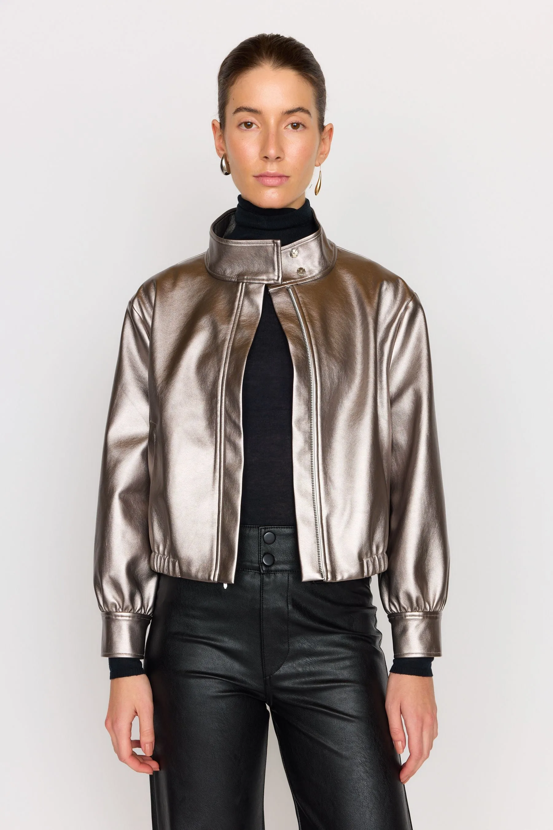 Janine Jacket - Steel sold by Christy Lynn