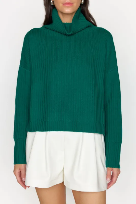 Everly Sweater - Emerald sold by Christy Lynn