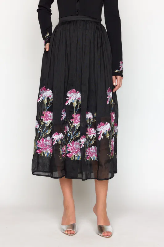 Harper Skirt - Red Orchid sold by Christy Lynn
