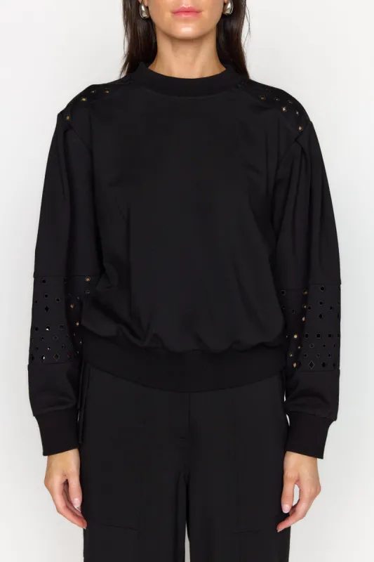 Brandie Sweatshirt - Black sold by Christy Lynn