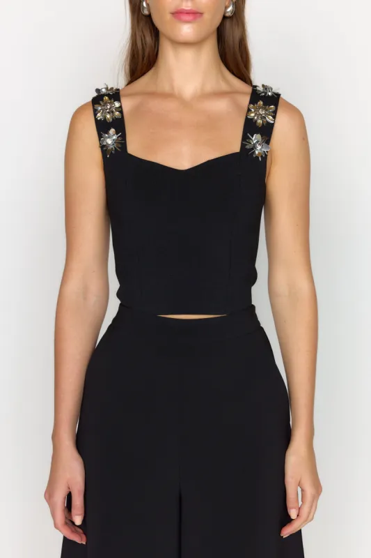 Milo Top - Black sold by Christy Lynn