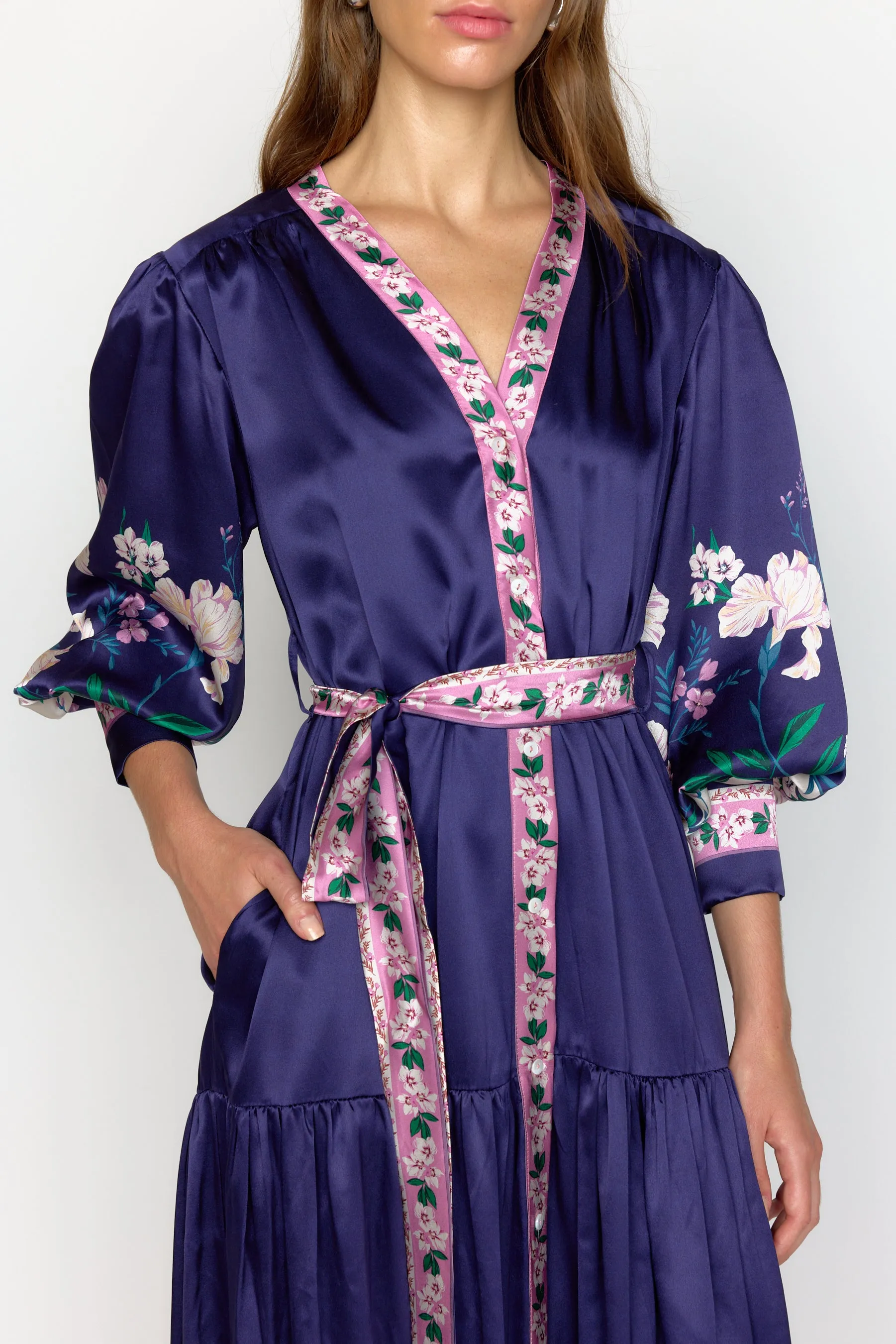 Layla Dress - Midnight Coast Border sold by Christy Lynn product image thumbnail 5