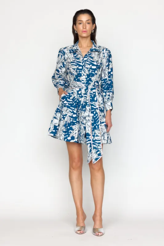 Emi Dress - Navy Lotus sold by Christy Lynn