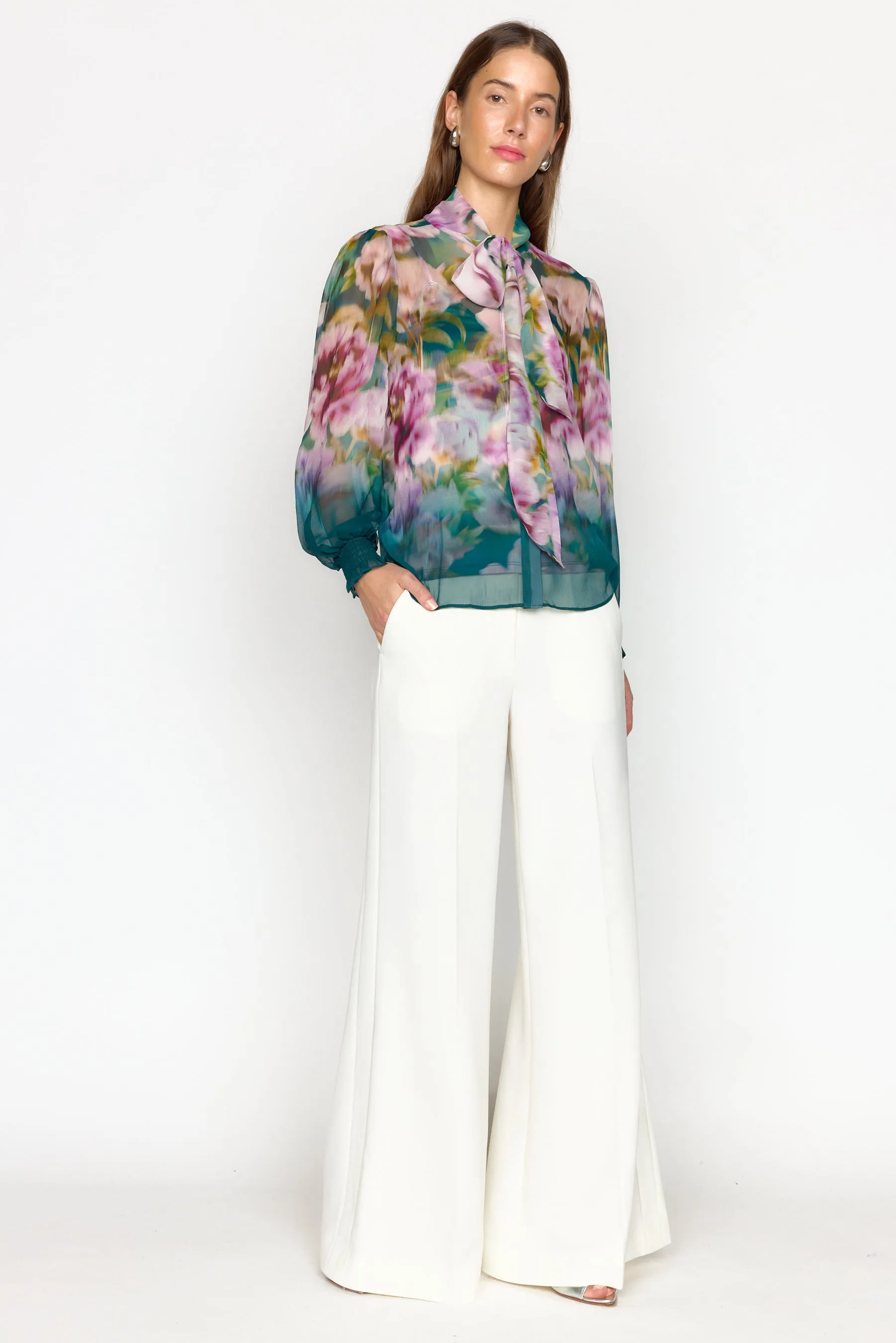 Georgie Blouse - Blossom Ombre sold by Christy Lynn product image thumbnail 3