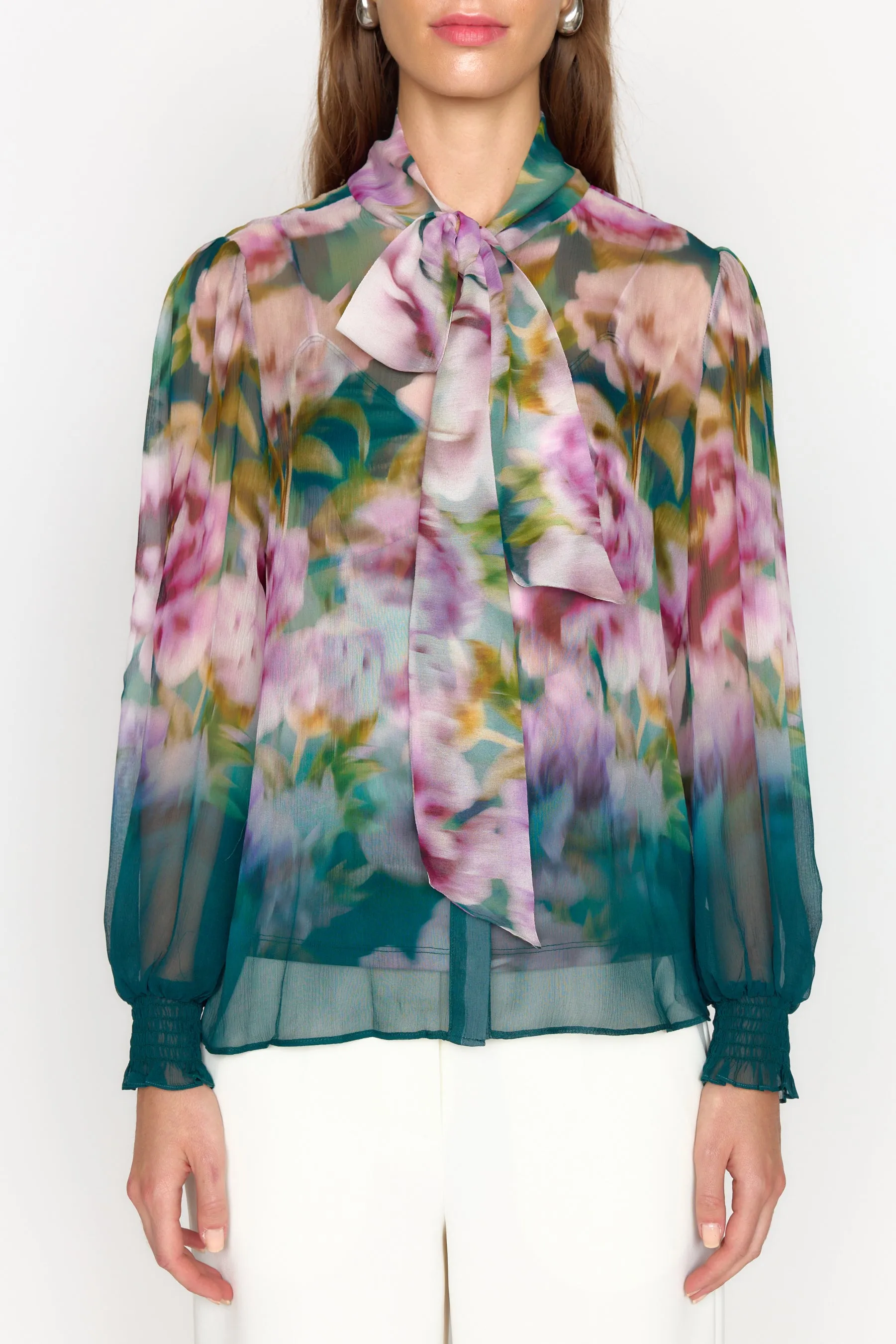 Georgie Blouse - Blossom Ombre sold by Christy Lynn