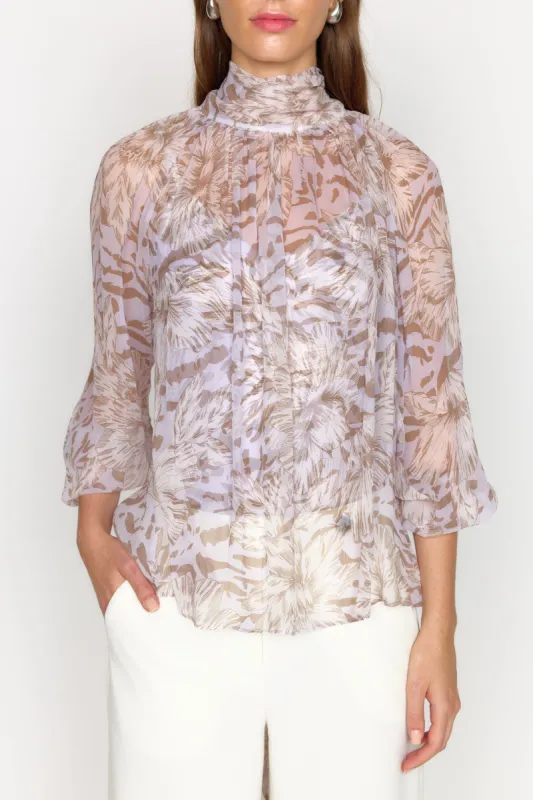 Teagan Blouse - Lilac Lotus sold by Christy Lynn