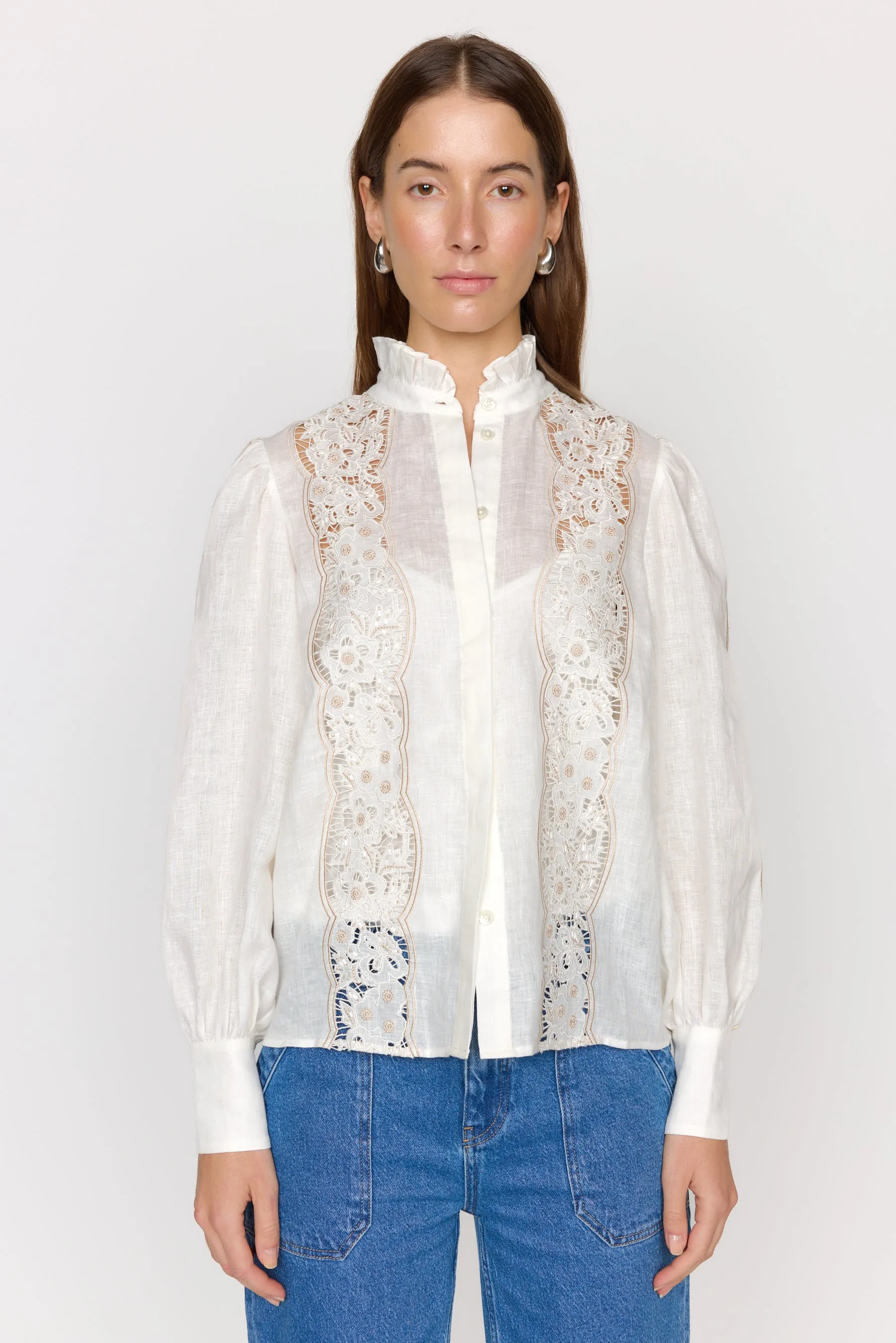 Riley Top - Bone sold by Christy Lynn