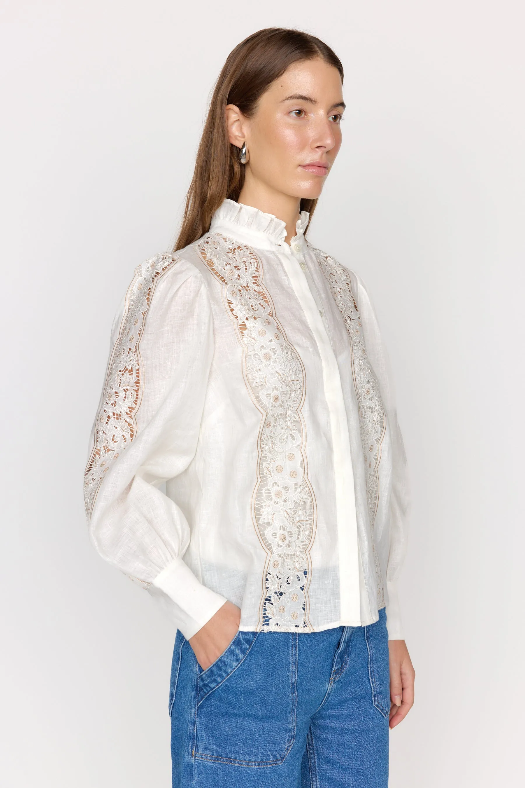 Riley Top - Bone sold by Christy Lynn product image thumbnail 2