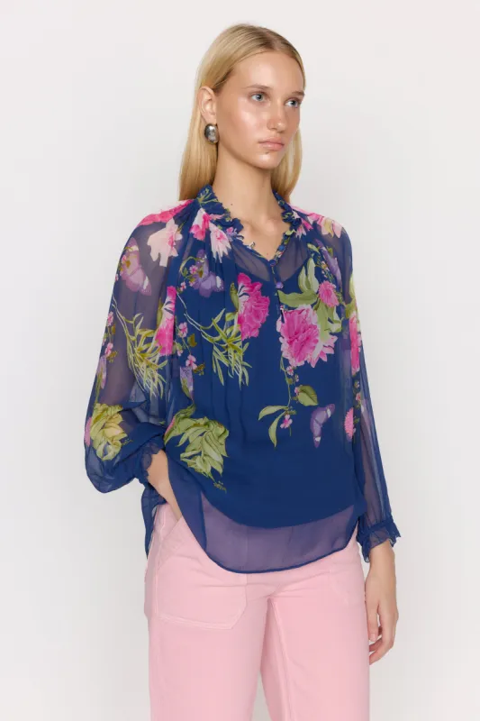 Karla Blouse - Monarch Navy sold by Christy Lynn